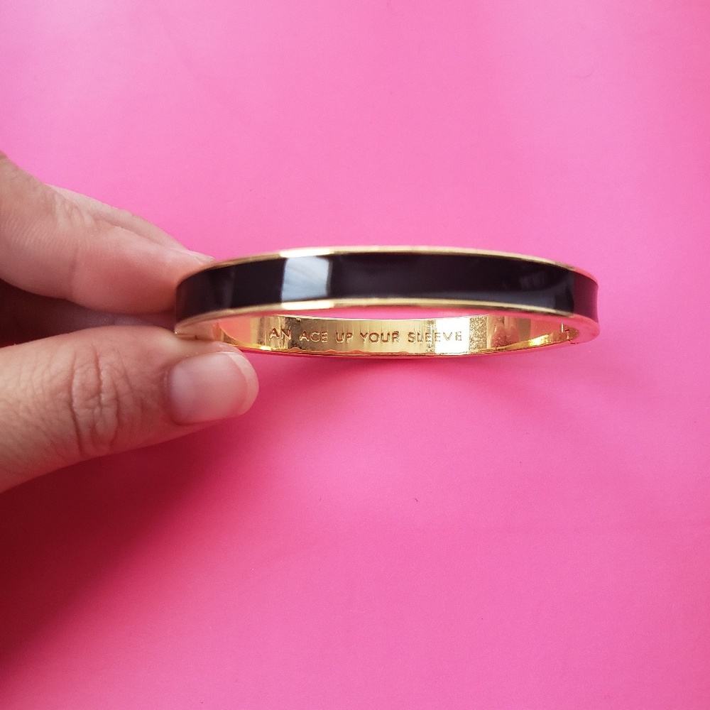NWOT Kate Spade "ace up your sleeve" bangle